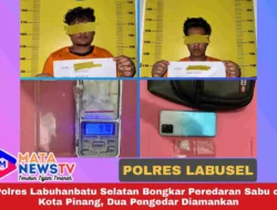 Polres Labuhanbatu Selatan Bongkar Peredaran Sabu di Kota Pinang, Dua Pengedar Diamankan