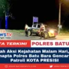 Cegah Aksi Kejahatan Malam Hari, Sat Samapta Polres Batu Bara Gencarkan Patroli KOTA PRESISI