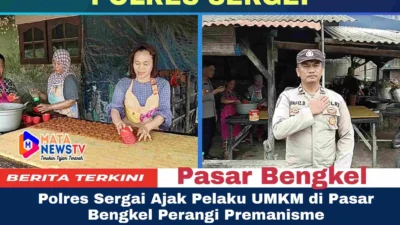 Polres Sergai Ajak Pelaku UMKM di Pasar Bengkel Perangi Premanisme