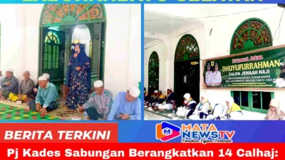 Pj Kades Sabungan Berangkatkan 14 Calhaj: Semoga Selamat dan Mendapat Haji Mabrur