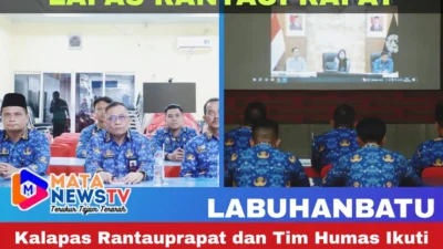 Kalapas Rantauprapat dan Tim Humas Ikuti Penguatan Kehumasan Bersama Ditjenpas