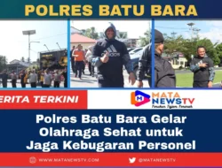 Polres Batu Bara Gelar Olahraga Sehat untuk Jaga Kebugaran Personel