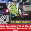 Polres Batu Bara Gelar Patroli Blue Light di Titik Rawan, Ciptakan Rasa Aman di Malam Hari