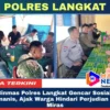 Sat Binmas Polres Langkat Gencar Sosialisasi Humanis, Ajak Warga Hindari Perjudian dan Miras