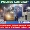 Cegah Premanisme, Polsek Bahorok Intensifkan Blue Light Patrol di Wilayah Hukum Langkat