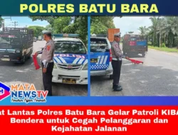 Sat Lantas Polres Batu Bara Gelar Patroli KIBAS Bendera untuk Cegah Pelanggaran dan Kejahatan Jalanan