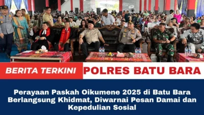 Perayaan Paskah Oikumene 2025 di Batu Bara Berlangsung Khidmat, Diwarnai Pesan Damai dan Kepedulian Sosial