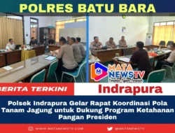 Polsek Indrapura Gelar Rapat Koordinasi Pola Tanam Jagung untuk Dukung Program Ketahanan Pangan Presiden