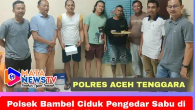 Polsek Bambel Ciduk Pengedar Sabu di Sebuah Kafe di Terutung Megara