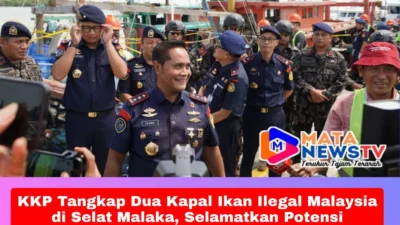 KKP Tangkap Dua Kapal Ikan Ilegal Malaysia di Selat Malaka, Selamatkan Potensi Kerugian Negara Rp19,9 Miliar