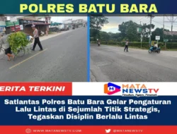 Satlantas Polres Batu Bara Gelar Pengaturan Lalu Lintas di Sejumlah Titik Strategis, Tegaskan Disiplin Berlalu Lintas