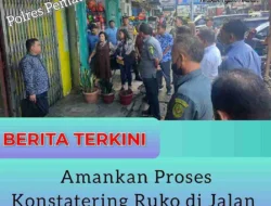 Polres Pematangsiantar Amankan Proses Konstatering Ruko di Jalan Merdeka