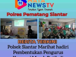 Polsek Siantar Marihat hadiri Pembentukan Pengurus Koperasi Merah Putih di Kelurahan Pardamean