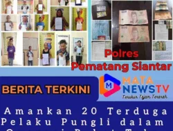 Polres Pematangsiantar Amankan 20 Terduga Pelaku Pungli dalam Operasi Pekat Toba 2025