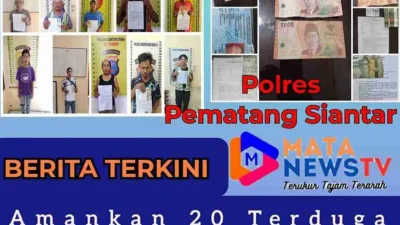 Polres Pematangsiantar Amankan 20 Terduga Pelaku Pungli dalam Operasi Pekat Toba 2025