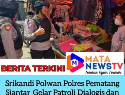 Srikandi Polwan Polres Pematang Siantar  Gelar Patroli Dialogis dan Sosialisasi Layanan Call Center 110