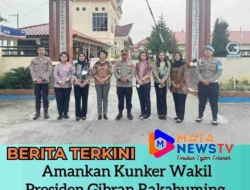6 (Enam) Polwan Amankan Kunker Wakil Presiden Gibran Rakabuming Raka di Humbahas