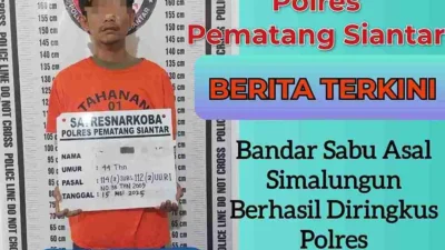 Bandar Sabu Asal Simalungun Berhasil Diringkus Polres Pematangsiantar