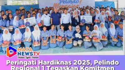 Peringati Hardiknas 2025, Pelindo Regional 1 Tegaskan Komitmen Dukung Pendidikan di Daerah Pesisir