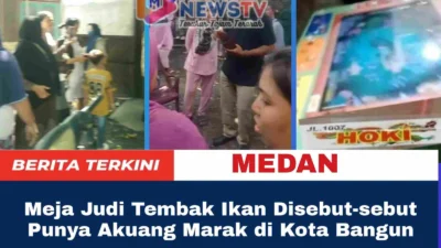 Meja Judi Tembak Ikan Disebut-sebut Punya Akuang Marak di Kota Bangun