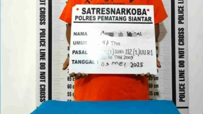Polres Pematangsiantar Ringkus Pengedar Sabu di Jalan Nagur, Barang Bukti 5,26 Gram Diamankan