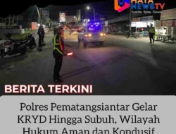 Polres Pematangsiantar Gelar KRYD Hingga Subuh, Wilayah Hukum Aman dan Kondusif