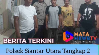 Polsek Siantar Utara Tangkap 2 (Dua) Residivis Pencurian Hasil Bumi di Rumah Warga