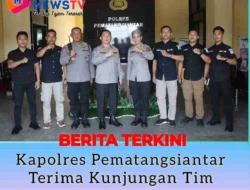 Kapolres Pematangsiantar Terima Kunjungan Tim Supervisi TIK Polda Sumut