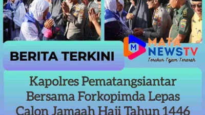 Kapolres Pematangsiantar Bersama Forkopimda Lepas Calon Jamaah Haji Tahun 1446 H/2025 M