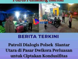 Patroli Dialogis di Pasar Dwikora Perluasan untuk Ciptakan Kondusifitas Kamtibmas