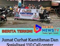 Bhabinkamtibmas Polseķ Siantar Barat Gelar Jumat Curhat Kamtibmas Dan Sosialisasi 110 Call center