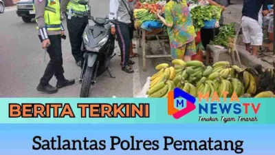 Sosialiasi Tertib Berlalulintas di Pasar Pagi Jalan D.I Panjaitan  