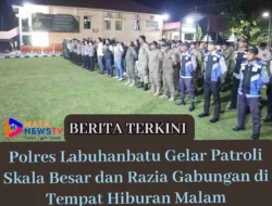 Polres Labuhanbatu Gelar Patroli Skala Besar dan Razia Gabungan di Tempat Hiburan Malam