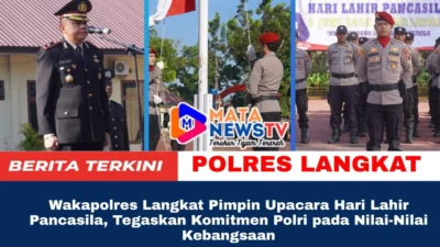 Wakapolres Langkat Pimpin Upacara Hari Lahir Pancasila, Tegaskan Komitmen Polri pada Nilai-Nilai Kebangsaan
