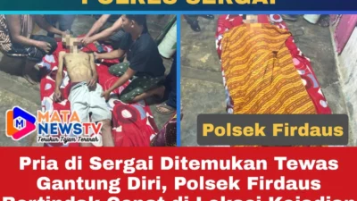 Pria di Sergai Ditemukan Tewas Gantung Diri, Polsek Firdaus Bertindak Cepat di Lokasi Kejadian