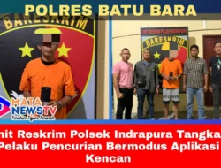 Unit Reskrim Polsek Indrapura Tangkap Pelaku Pencurian Bermodus Aplikasi Kencan