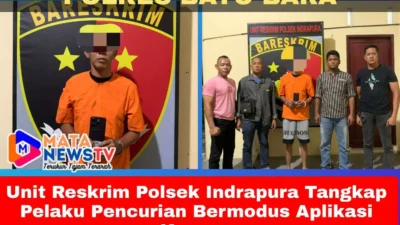 Unit Reskrim Polsek Indrapura Tangkap Pelaku Pencurian Bermodus Aplikasi Kencan