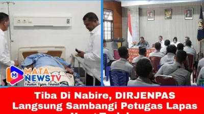 Tiba Di Nabire, DIRJENPAS Langsung Sambangi Petugas Lapas Yang Terluka