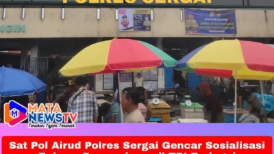 Sat Pol Airud Polres Sergai Gencar Sosialisasi Bahaya Premanisme di TPI Bedagai