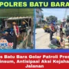 Polres Batu Bara Gelar Patroli Presisi di Jalinsum, Antisipasi Aksi Kejahatan Jalanan