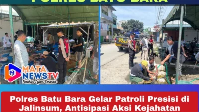 Polres Batu Bara Gelar Patroli Presisi di Jalinsum, Antisipasi Aksi Kejahatan Jalanan