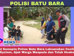 Sat Samapta Polres Batu Bara Laksanakan Cooling System, Ajak Warga Waspada dan Tolak Hoaks