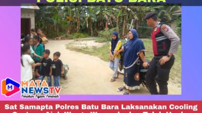 Sat Samapta Polres Batu Bara Laksanakan Cooling System, Ajak Warga Waspada dan Tolak Hoaks