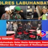 Polres Labuhanbatu Gelar Razia Gabungan, Sasar Tempat Hiburan dan Penginapan di Rantauprapat