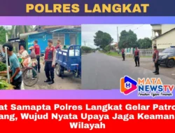 Sat Samapta Polres Langkat Gelar Patroli Siang, Wujud Nyata Upaya Jaga Keamanan Wilayah