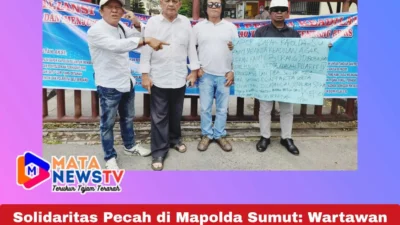 “Solidaritas Pecah di Mapolda Sumut: Wartawan Diduga Dijebak, Keadilan Dituntut”