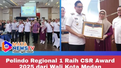 Pelindo Regional 1 Raih CSR Award 2025 dari Wali Kota Medan