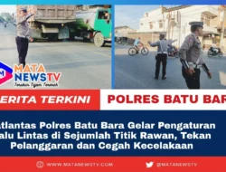 Satlantas Polres Batu Bara Gelar Pengaturan Lalu Lintas di Sejumlah Titik Rawan, Tekan Pelanggaran dan Cegah Kecelakaan