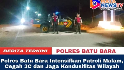 Polres Batu Bara Intensifkan Patroli Malam, Cegah 3C dan Jaga Kondusifitas Wilayah