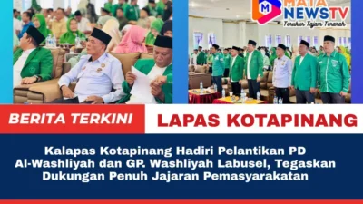 Kalapas Kotapinang Hadiri Pelantikan PD Al-Washliyah dan GP. Washliyah Labusel, Tegaskan Dukungan Penuh Jajaran Pemasyarakatan